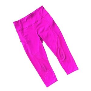 Athleta Hot Pink Capri Leggings